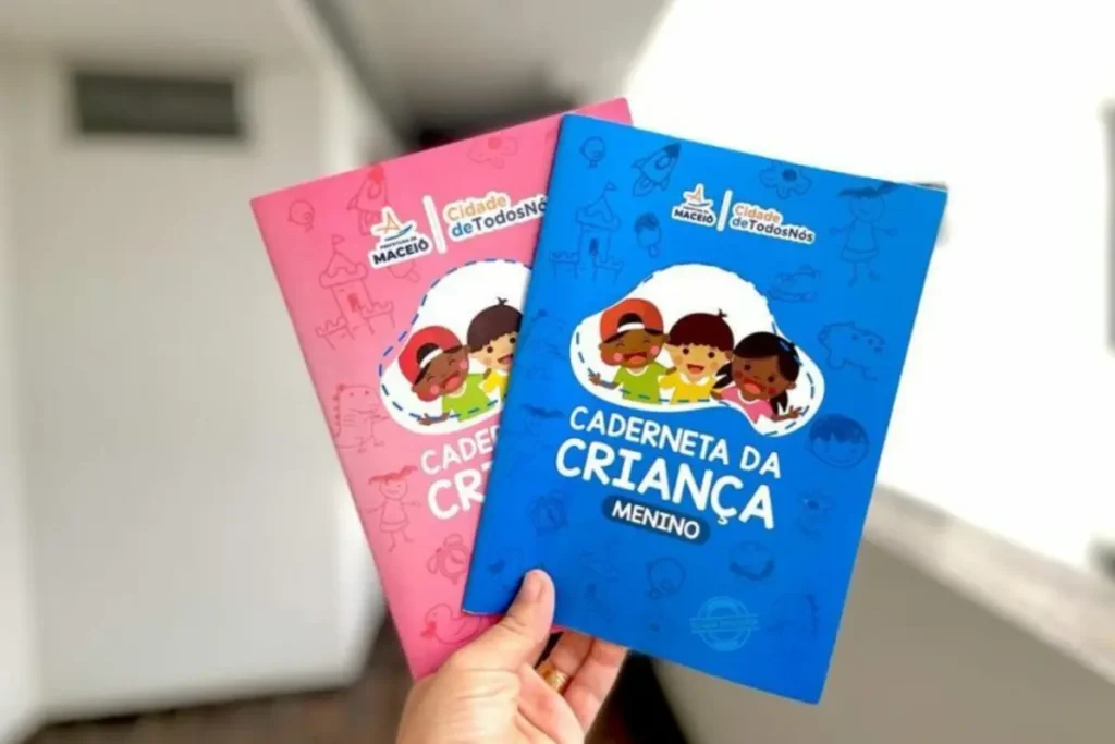 Caderno de Vacina para Bebês